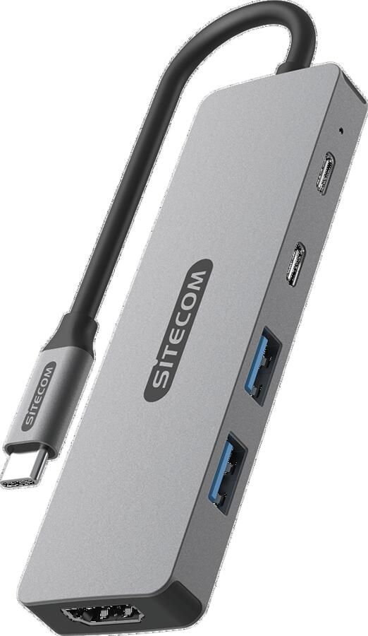 Sitecom CN-5502 5-in-1 USB-C PD Multiport Adapter | USB-Hubs | Accessoires&Toebehoren Computer toebehoren | 8716502031535