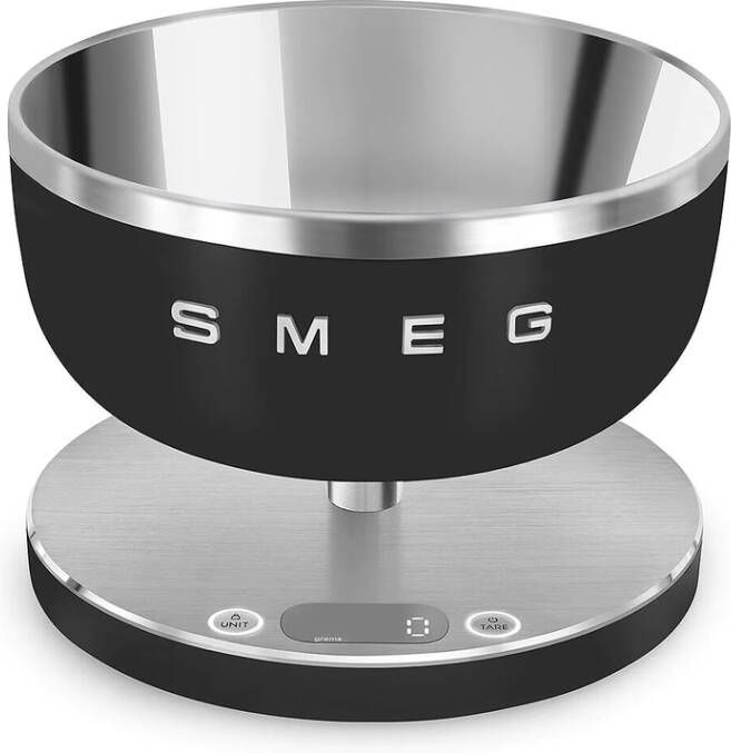 Smeg Keukenweegschaal Zwart Mat | Keukenweegschalen | 8017709338220