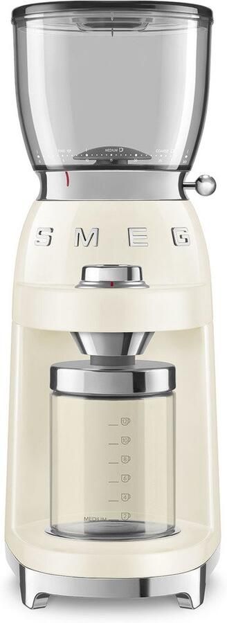 Smeg Koffiemolen Crème CGF11CREU | Koffie Toebehoren | 8017709317973 - Foto 2