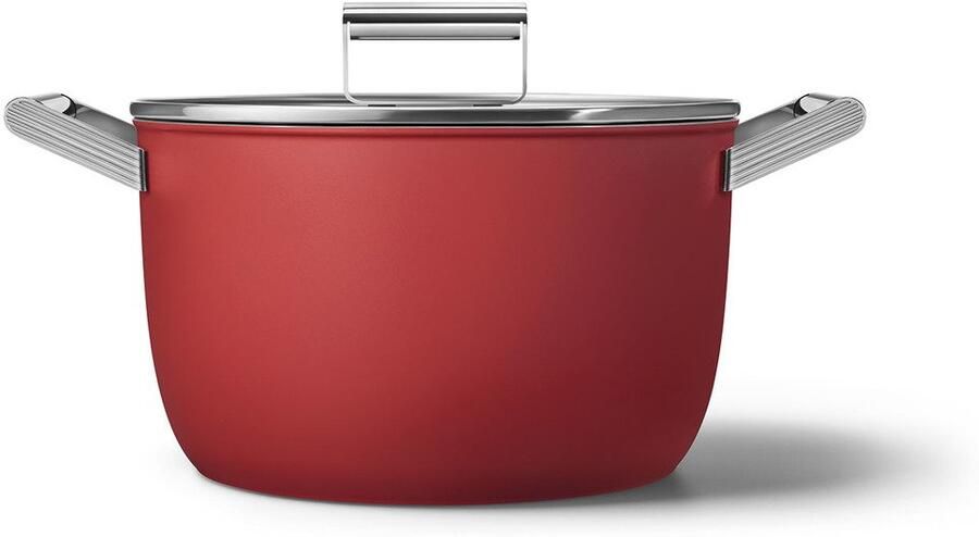 Smeg Kookpot 26cm Rood | Potten&Pannen | Keuken&Koken Keukengerei | 8017709296575