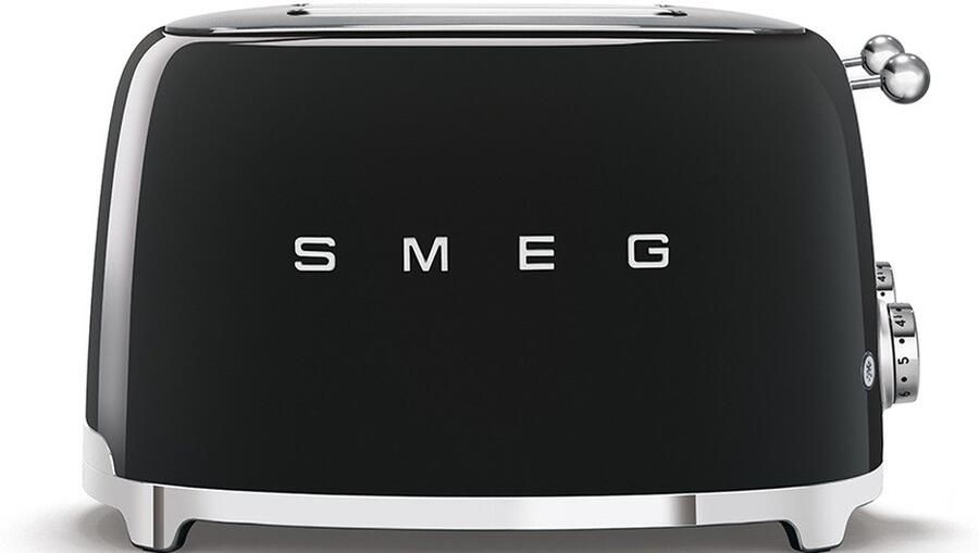 Smeg TSF03BLEU Broodrooster Zwart 4x4 2000W 6 niveaus - Foto 2