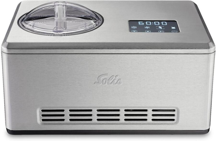 Solis Gelateria Pro Touch 8502 IJsmachine Zelf Vriezend Ice Cream Machine en Yoghurtmaker RVS Zilver - Foto 2