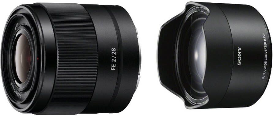 Sony E 28mm f 2.0 + SEL075UWC Ultragroothoekconverter | Top 10 Objectieven lenzen | Fotografie Objectieven | SEL28F20UWCDI.EU