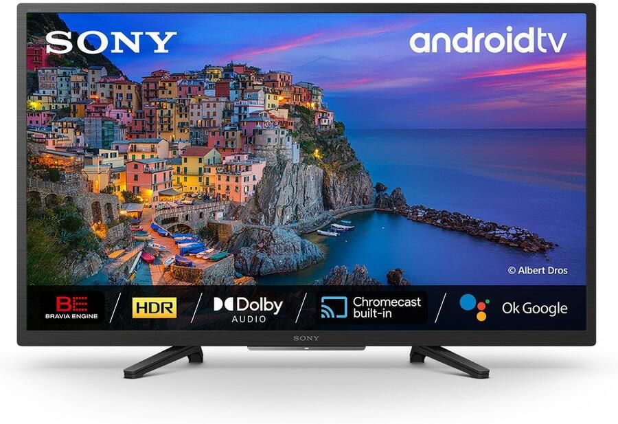 Sony LCD-led-TV KD-32800W 1 80 cm 32" WXGA Android TV BRAVIA HD Heady smart-tv triple-tuner HDR
