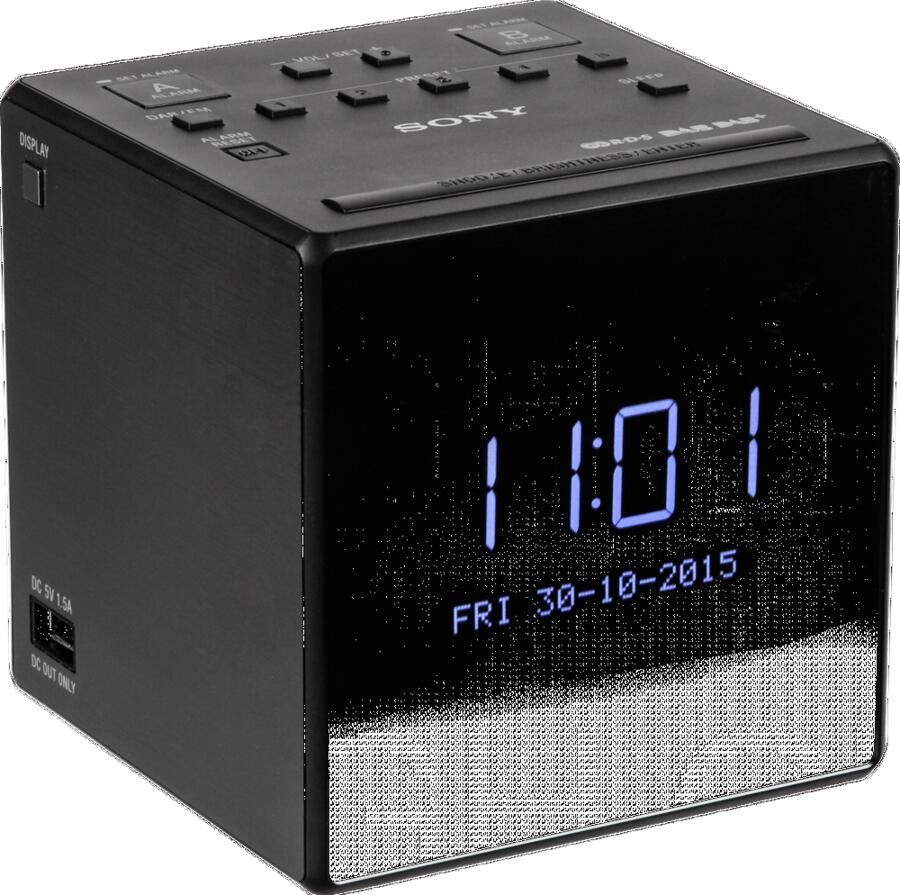Sony XDR-C1DBP zilver zwart | Radio s | Beeld&Geluid Audio | XDRC1DBP - Foto 5