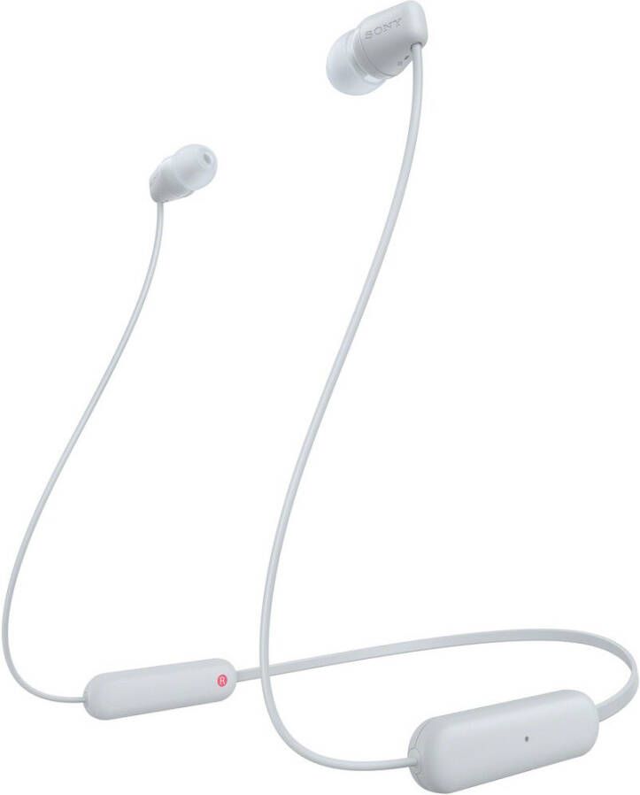 Sony WI-C100 Wit | In-ear koptelefoons | 4548736133891
