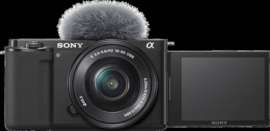 Sony ZV-E10 Vlog + 16-50 mm | Systeemcamera's | Fotografie Camera s | 5013493418301