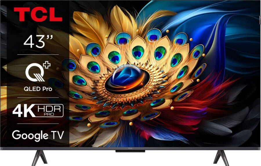 TCL QLED 43C61B | Android TV Televisies | Beeld&Geluid Televisies | 5901292524074