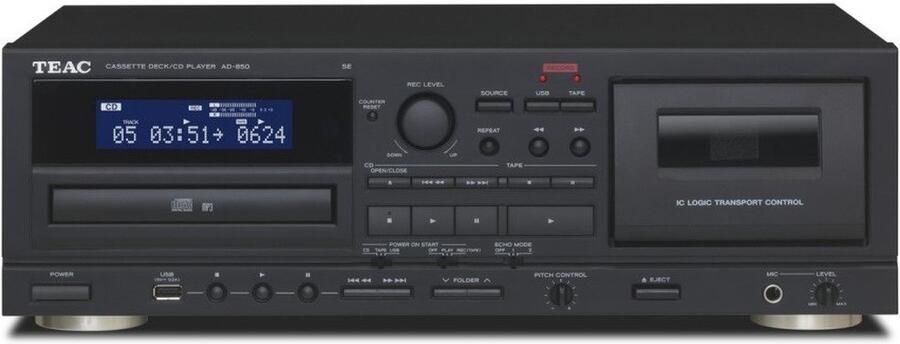 Teac AD-850-SE Zwart | Hifi componenten | 4907034224302
