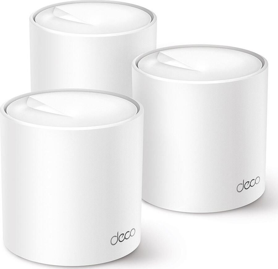 TP-Link Deco X50 AX3000 Whole Home WiFi 6 Mesh Systeem (3-pack) Mesh router Wit