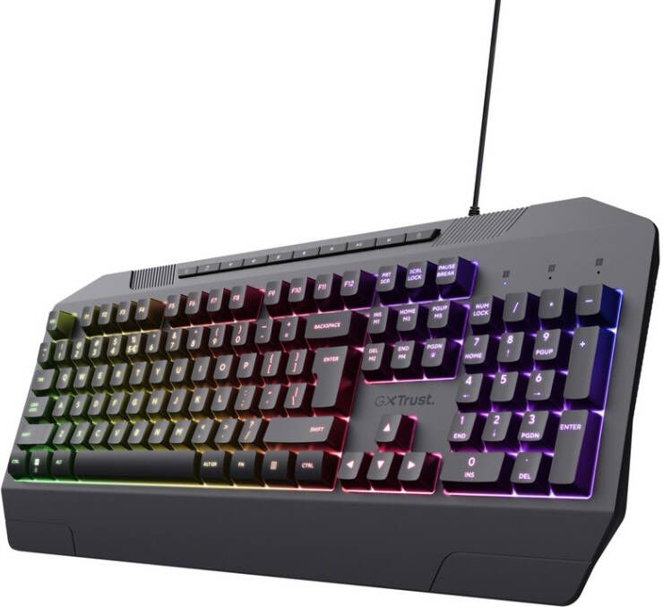 Trust GXT836 EVOCX Verlicht Gaming Toetsenbord | Toetsenborden | 8713439247220