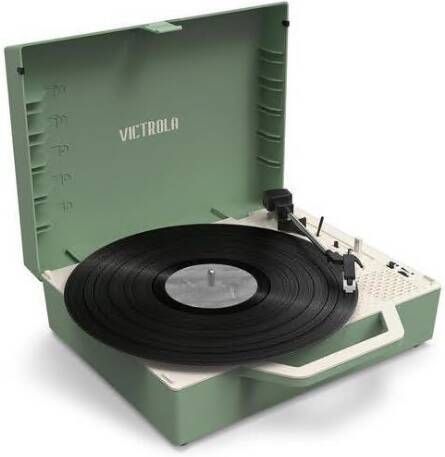 Victrola Platenspeler VSC725SBBAS Groen | Hifi componenten | Beeld&Geluid Audio | 5060647650674