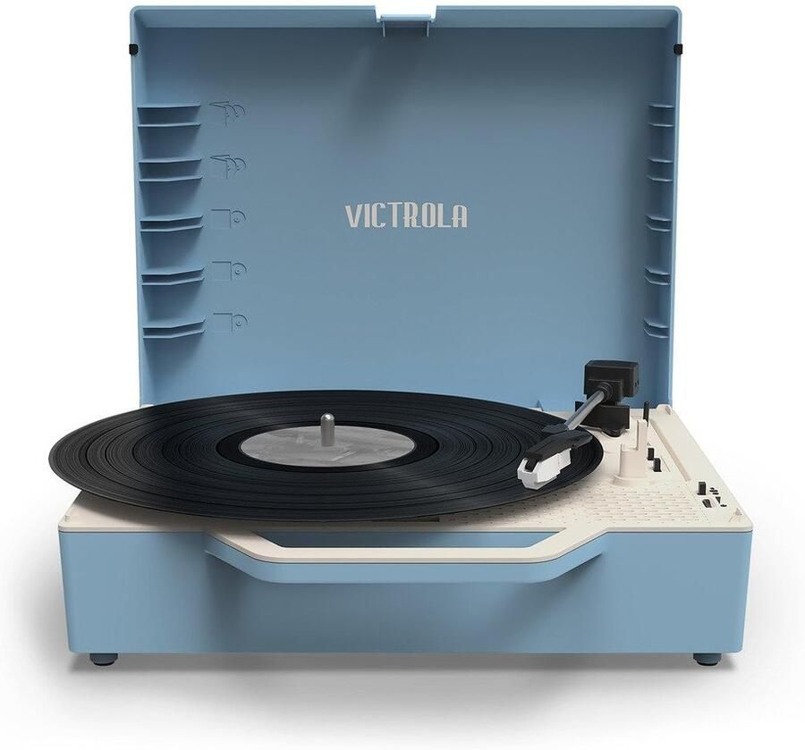 Victrola Platenspeler VSC725SBLBL Blauw | Hifi componenten | Beeld&Geluid Audio | 5060647650643