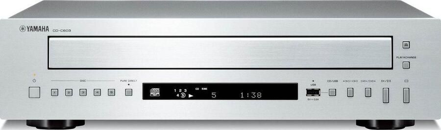 Yamaha 5 Disk CD Speler CD-C603SIL | Hifi componenten | Beeld&Geluid Audio | 4957812693431