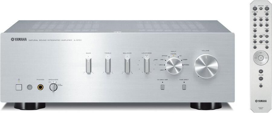 Yamaha Amplifier A-S701 Zilver | Hifi componenten | Beeld&Geluid Audio | 4957812573795