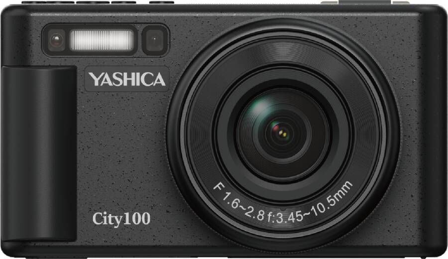 Yashica City 100 Zwart | Compactcamera's | 4582712710751