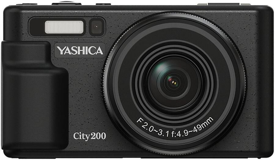 Yashica City 200 Zwart | Compactcamera's | 4582712710386
