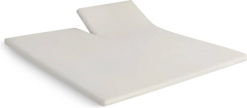 Cinderella Hoeslaken Basic Splittopmatras 180 x 210 cm ivoor