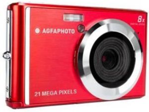 4allshop AGFA PHOTO Cam Compact Camcorder DC5200 Rood
