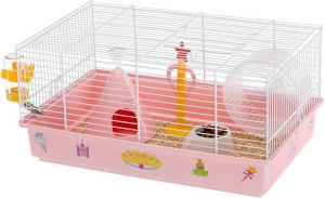 Ferplast Hamsterkooi Princess 46 X 29 5 X 23 Cm Staal Roze