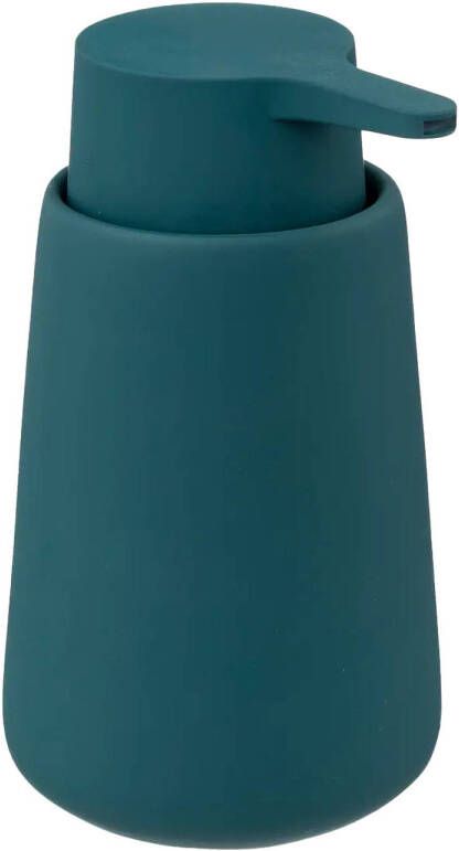 5Five Zeeppompje dispenser Colorama Lotion petrol blauw 8 x 15 cm 250 ml kunststeen Zeeppompjes