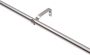 Acaza Uitschuifbare Gordijnroede voor Gordijn Aanpasbare Gordijnrail Stang van 90-170 cm Zilver - Thumbnail 2