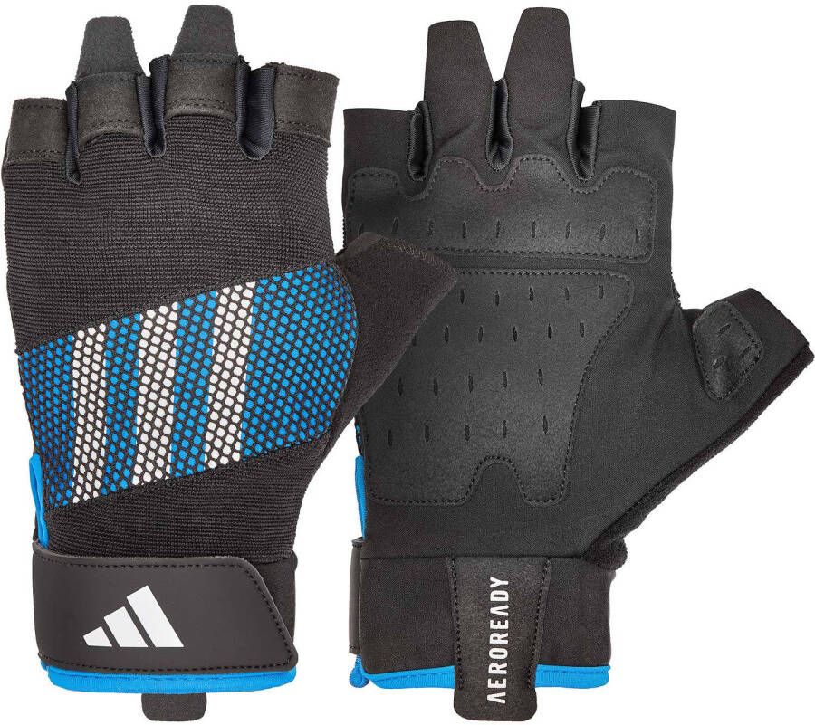 Adidas Performance training handschoenen blauw