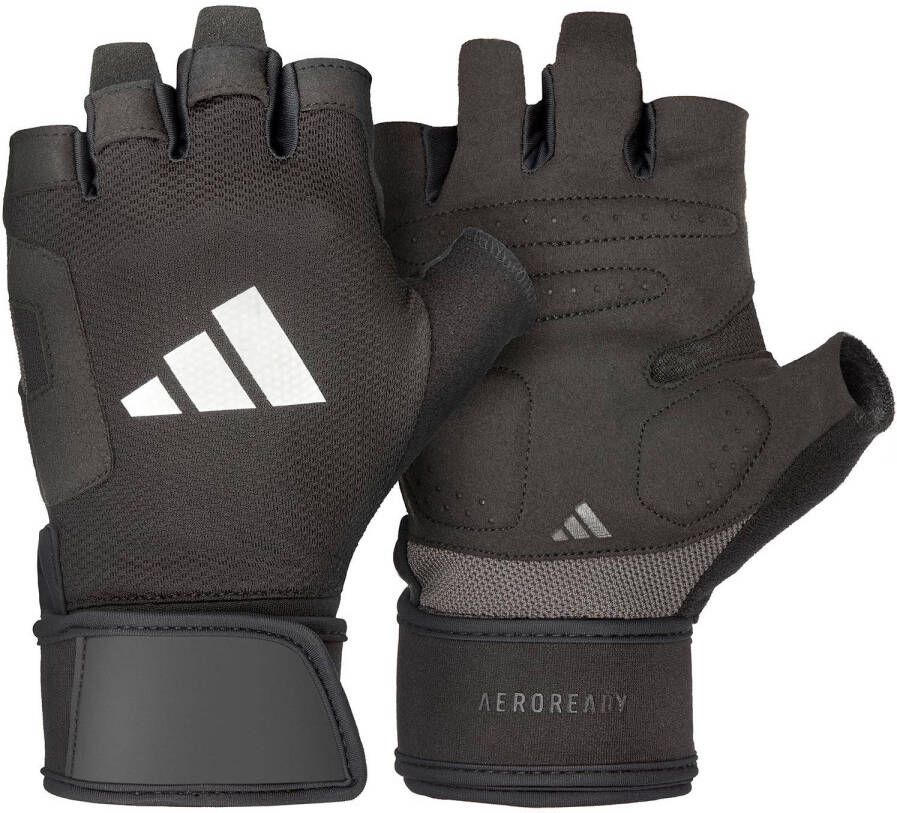 Adidas Strength training handschoenen zwart