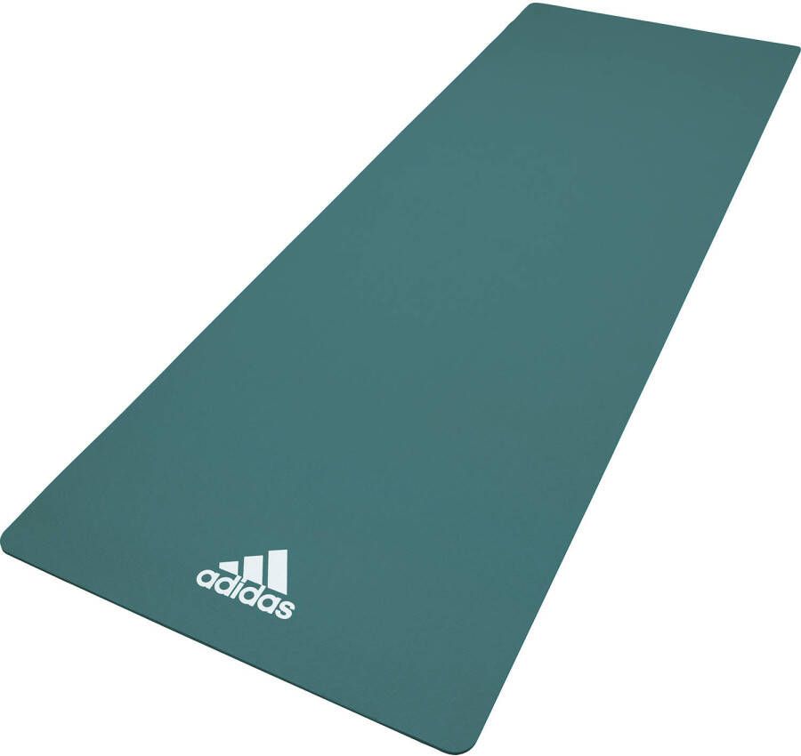 Adidas yogamat fitnessmat 8 mm groen