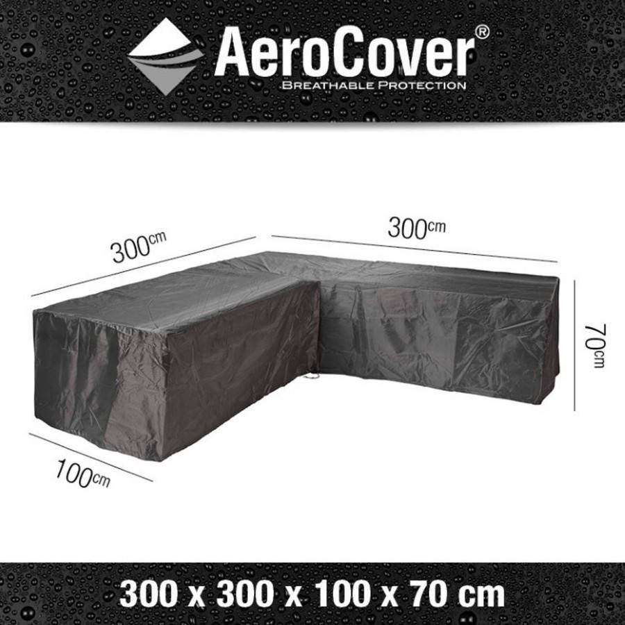 Aerocover loungesethoes hoekset 300x300x100xh70 antraciet online kopen