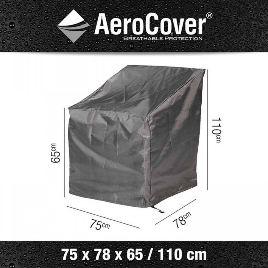 AeroCover loungestoelhoes hoge rug XL hoes 75x78x65/110 antraciet online kopen