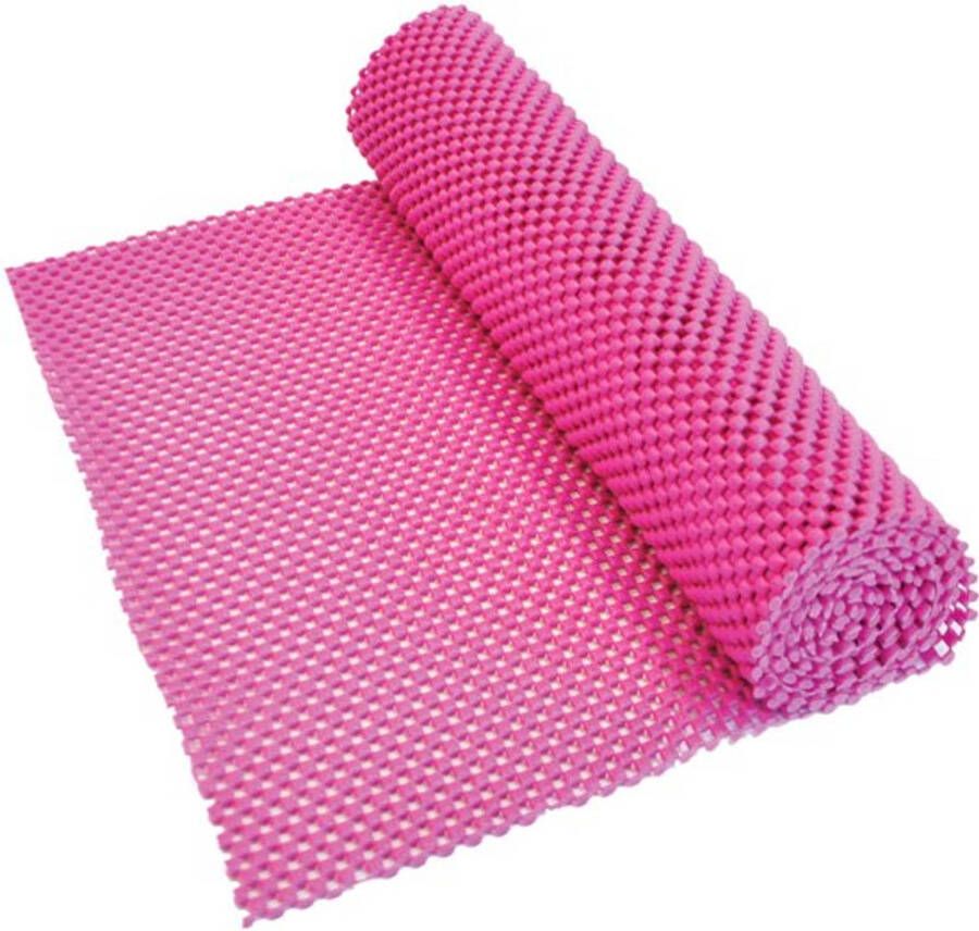 Aidapt anti-slip mat roze voor lade dienblad vloer