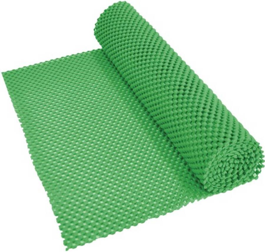 Aidapt anti-slip mat voor lade dienblad vloer 150 x 30 cm groen