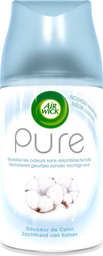 Airwick Air Wick Freshmatic Automatische Spray Luchtverfrisser Pure Zachtheid van Katoen Navulling 250ml 1x