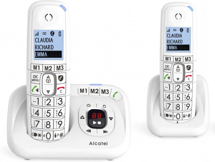 Alcatel XL785 Duo Draadloze Senioren Telefoons Oproepblokkering
