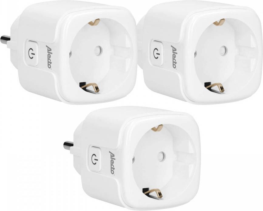 Alecto Smart-plug10 Smart Wifi Tussenstekker 16a 3680w 3 Pack