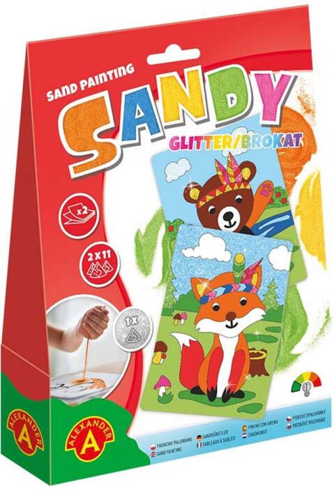 Alexander Toys Alexander Speelgoed SANDY GLITTER Vos & Beer