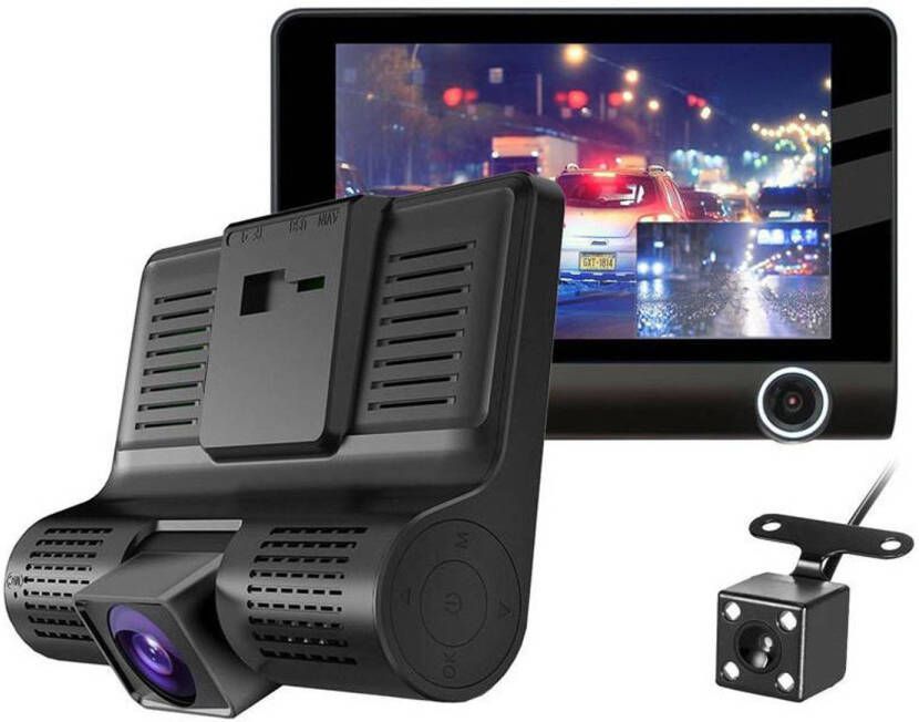 Allcam T7 Taxi Triple 3CH 4.0 inch LCD dashcam