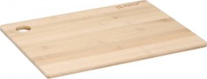 Alpina Set van 1x stuks snijplanken naturel rand 23 x 30 cm van bamboe hout Snijplanken