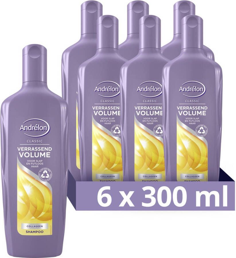Andrélon Classic Verrassend Volume Shampoo 6x 300ml Voordeelverpakking