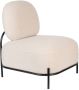 AnLi Style Lounge Chair Polly Teddy Ivory - Thumbnail 2