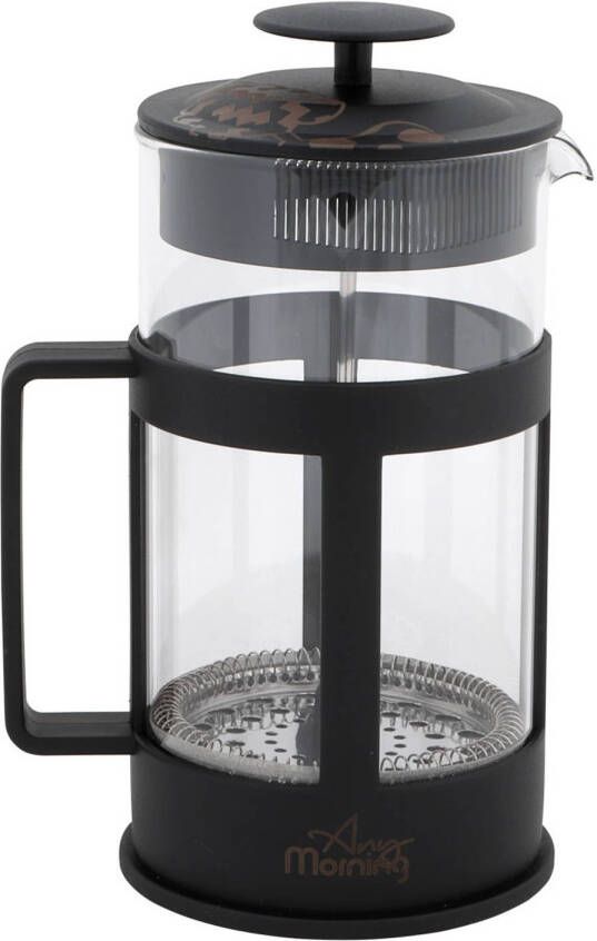 Any Morning FY04 French Press Koffiemaker Espresso Maker Aeropress Koffiepers RVS en kunststof Borosilicaatglas 1000 ml