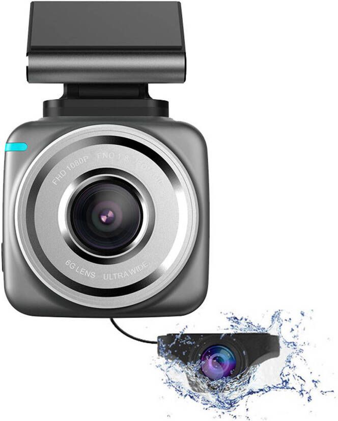 Anytek Q2 2CH Dual Wifi Touch FullHD dashcam