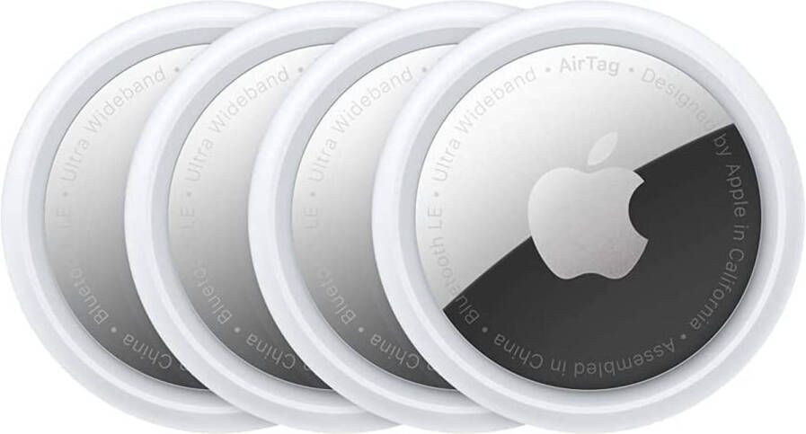 Apple AirTag 4 stuks Wit