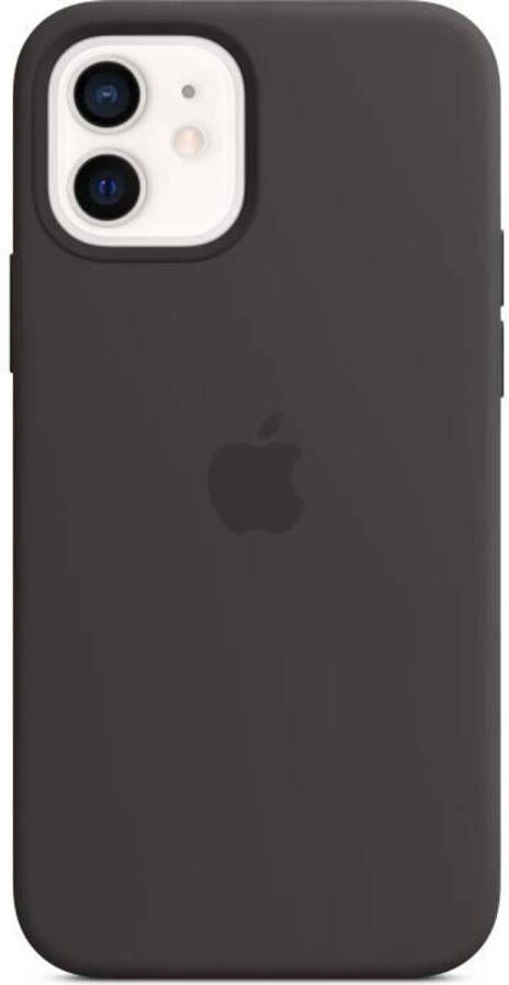 Apple iPhone 12 Pro siliconen hoesje met MagSafe zwart