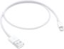 Apple Lightning-naar-USB-kabel (0 5m) Oplader Wit - Thumbnail 3