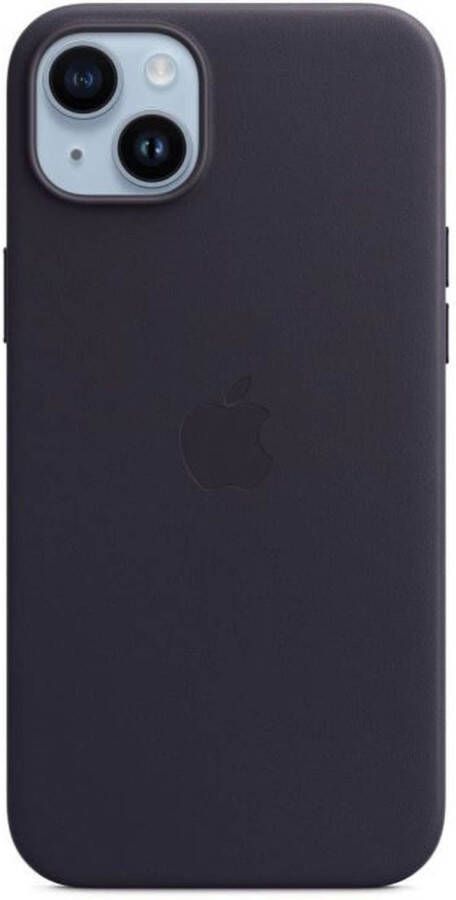 Apple Leather Shell voor iPhone 14 Plus met MagSafe Midnight