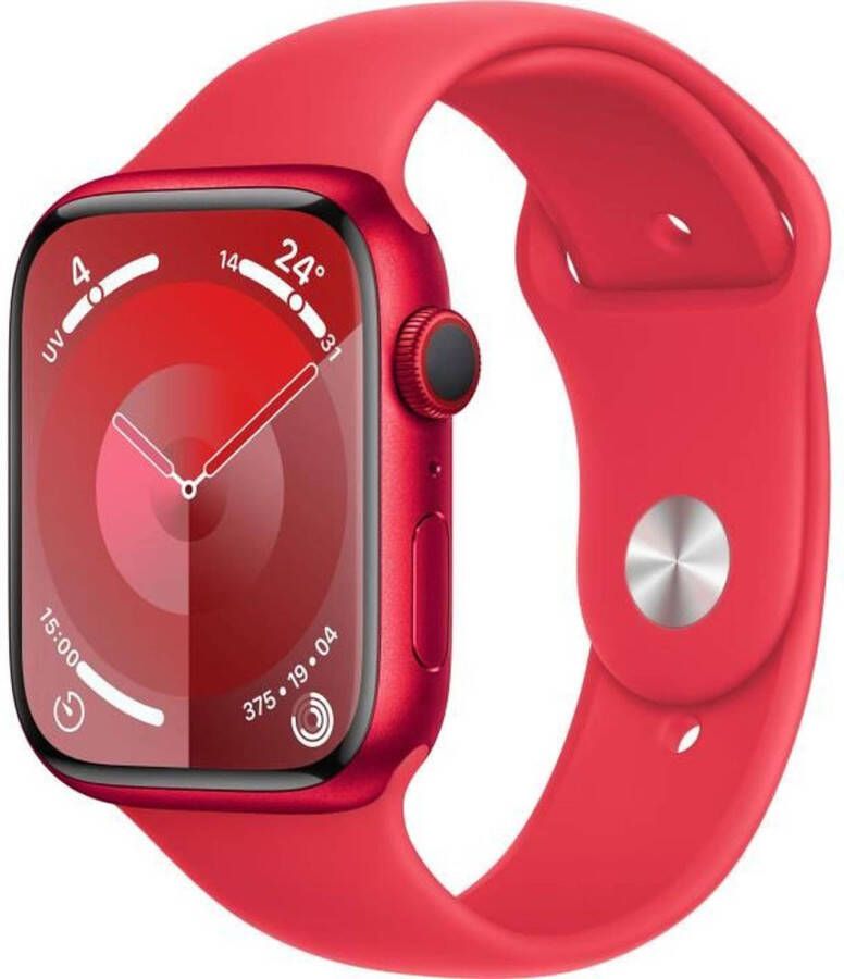 Apple Watch 9 Cell 45mm alu (PRODUCT)RED sportband M L