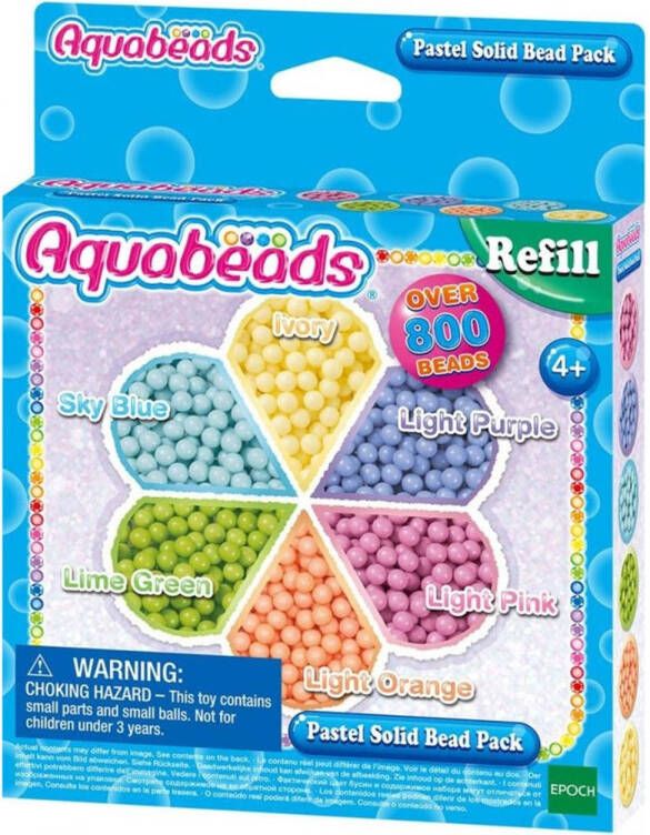 Aquabeads Navulling pastel parels 31505