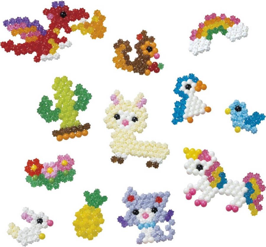 Aquabeads sterrenparels studio- complete set- 1000 parels- fliptray- sproeier- opbergbox- parelpen- 12 creaties te maken - Foto 2